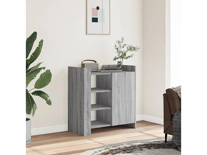 Buffet | Bahut | Meuble de rangement sonoma gris 73,5x35x75 cm bois d'ingénierie