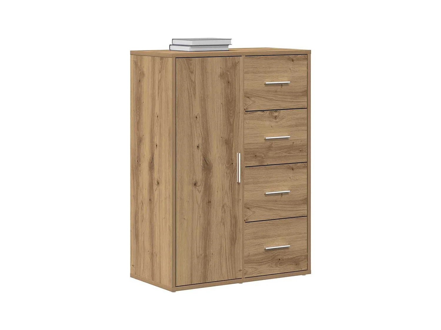 Buffet | Bahut | Meuble de rangement Artisan Chêne 60x31x84 cm en bois d'ingénierie