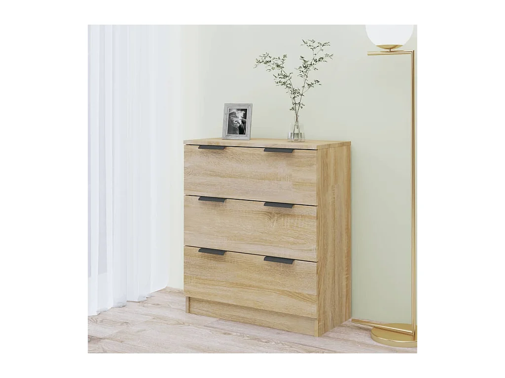 Buffet | Bahut | Meuble de rangement Chêne sonoma 60x30x70 cm Bois d'ingénierie