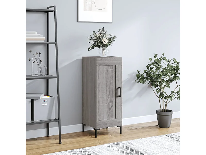 Credenza | Buffet | Armadio Grigio Sonoma 34,5x34x90 cm in Legno Multistrato