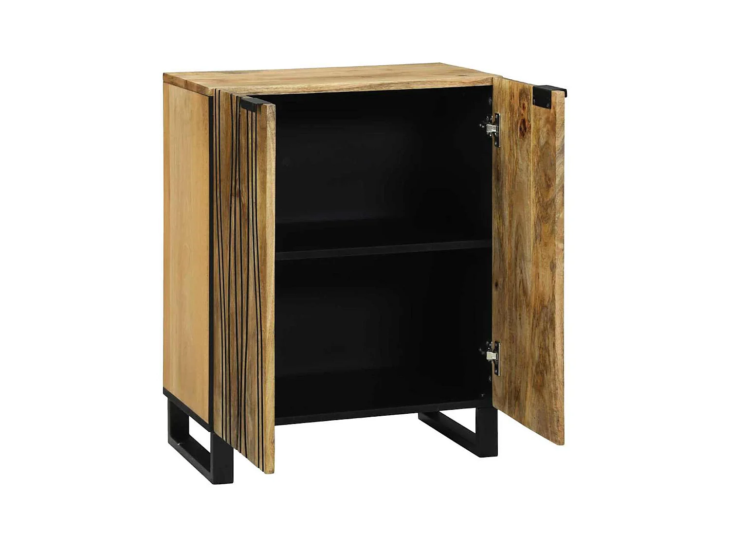 Buffet | Bahut | Meuble de rangement - 60 x 33,5 x 75 cm, en bois de mangue massif.
