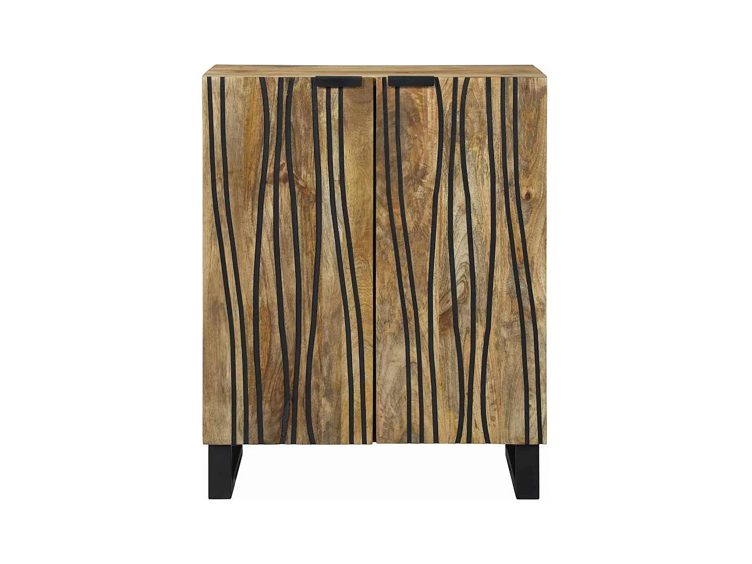 Buffet | Bahut | Meuble de rangement - 60 x 33,5 x 75 cm, en bois de mangue massif.