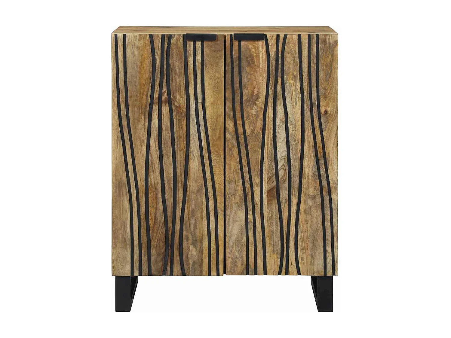 Buffet | Bahut | Meuble de rangement - 60 x 33,5 x 75 cm, en bois de mangue massif.