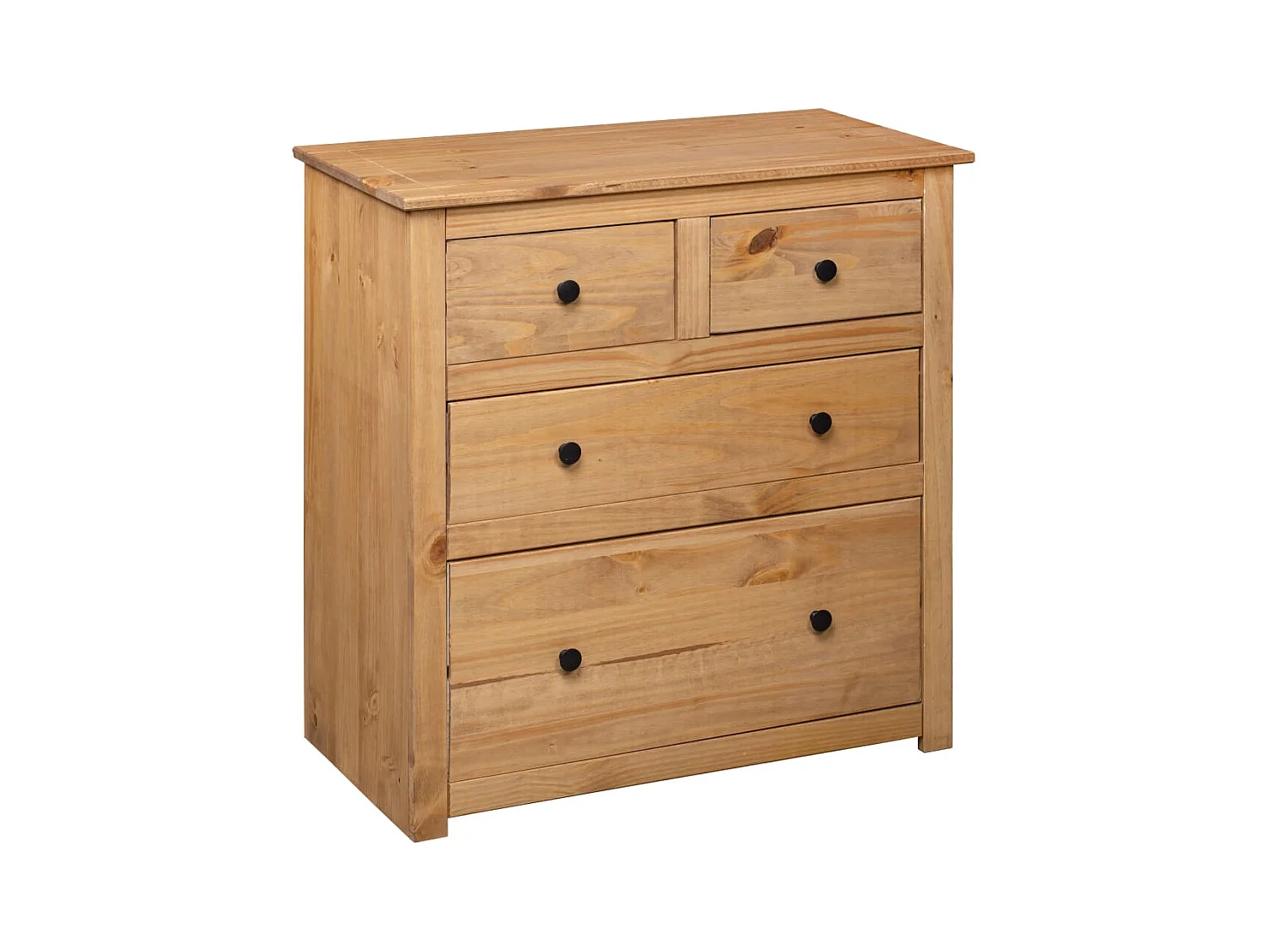 Buffet | Commode à tiroir | Meuble de rangement 80x40x83 cm Pin Gamme Panama