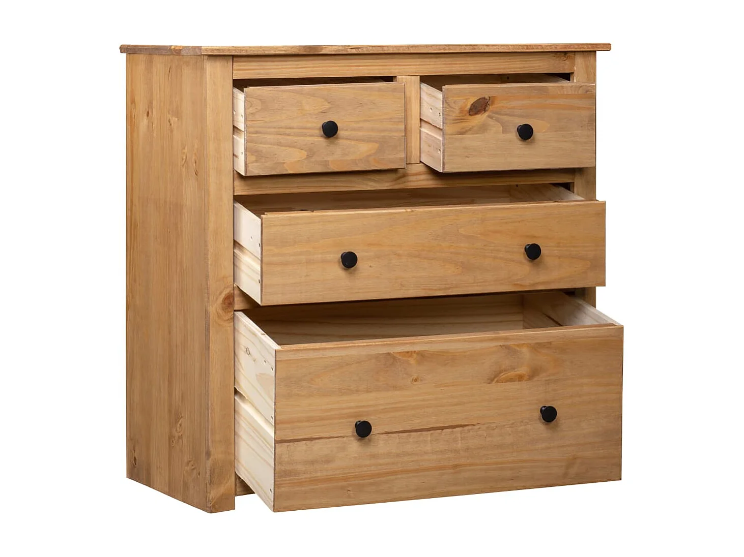 Buffet | Commode à tiroir | Meuble de rangement 80x40x83 cm Pin Gamme Panama