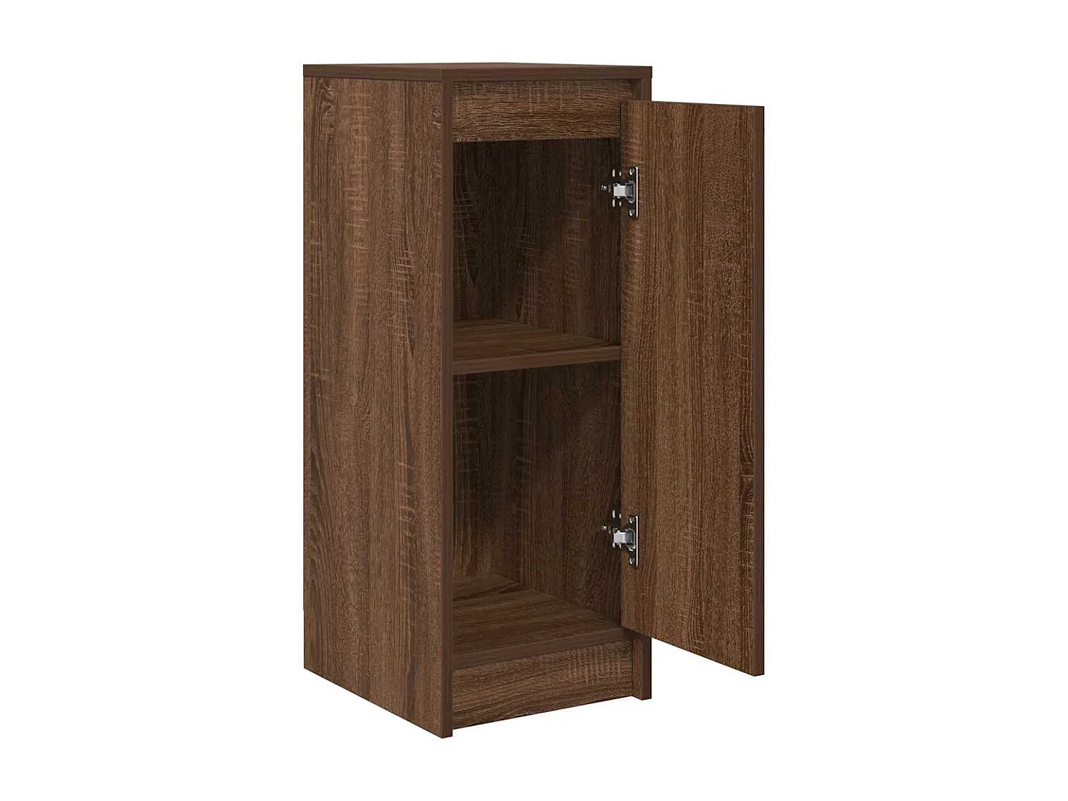 Credenza | Buffet | Armadio Rovere Marrone 29,5x34x76 cm in Legno Multistrato