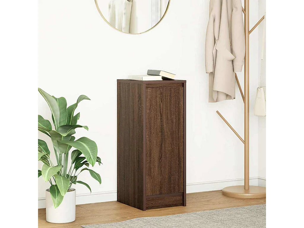 Buffet | Bahut | Meuble de rangement chêne marron 29,5x34x76 cm bois d'ingénierie