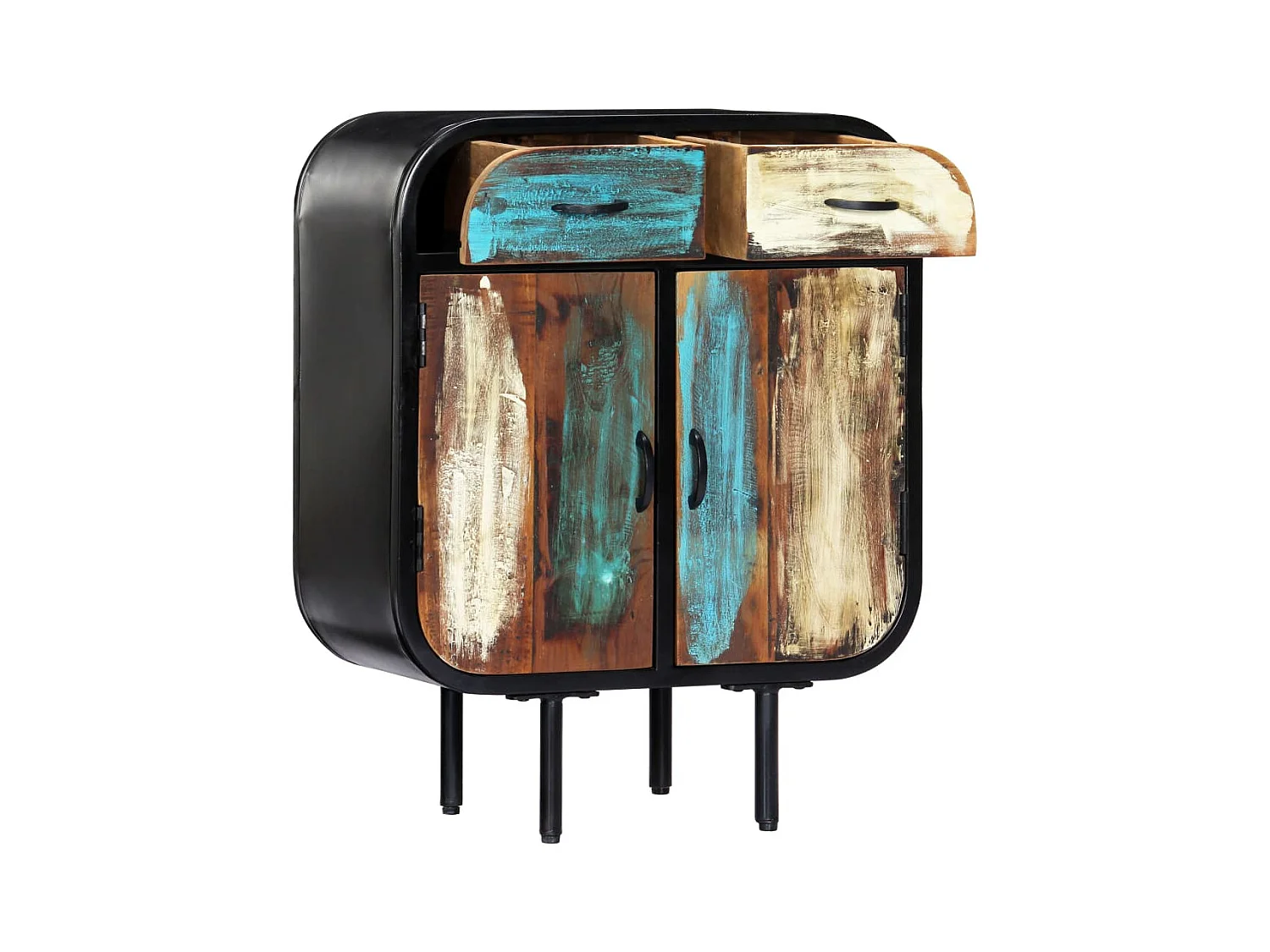 Buffet | Commode à tiroir | Meuble de rangement 60x30x75 cm Bois de récupération massif