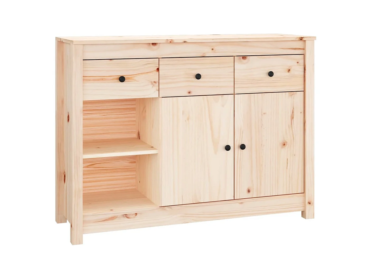 Buffet | Bahut | Meuble de rangement 100x35x74 cm Bois massif de pin