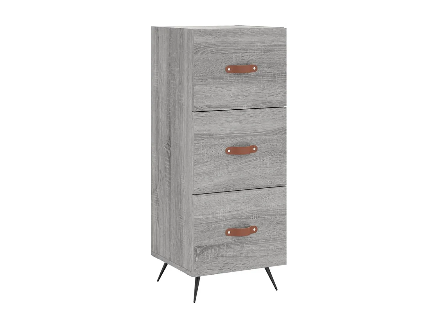 Buffet | Bahut | Meuble de rangement Sonoma gris 34,5x34x90 cm Bois d'ingénierie