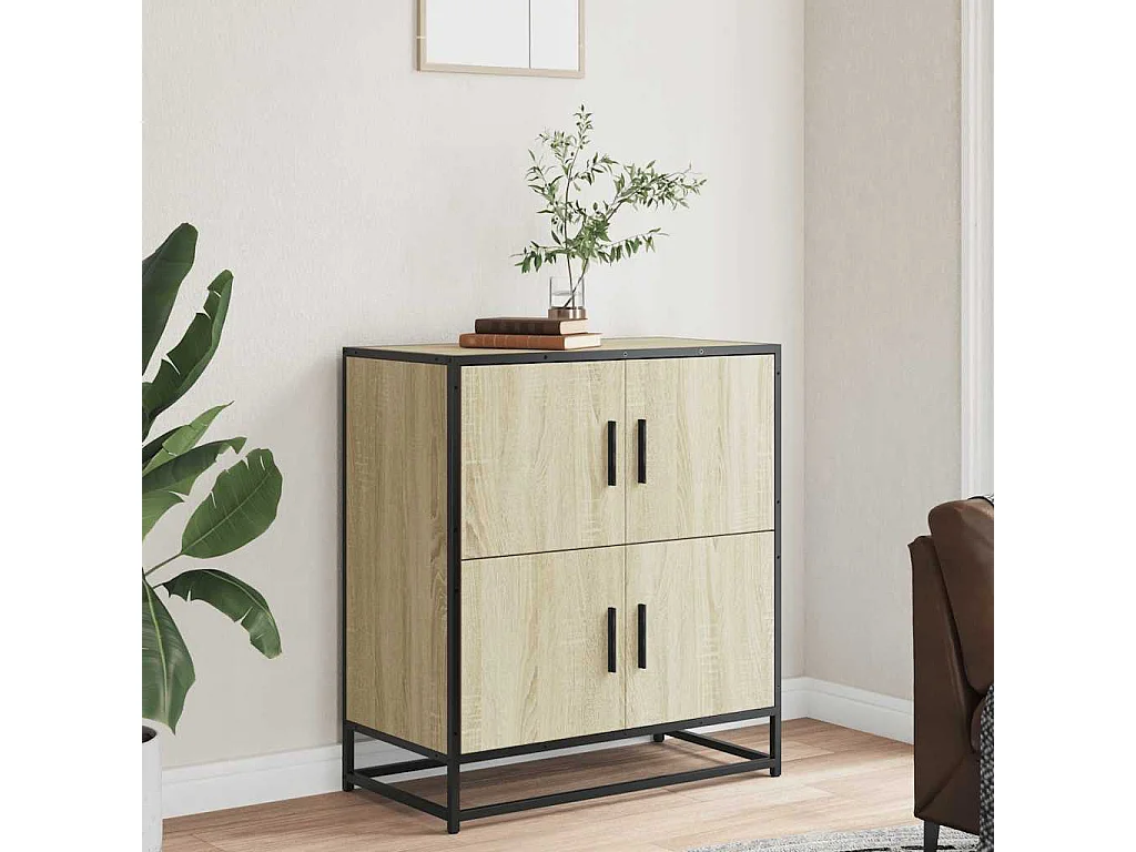 Credenza | Buffet | Armadio Rovere Sonoma 68x35x76 cm in Legno Multistrato
