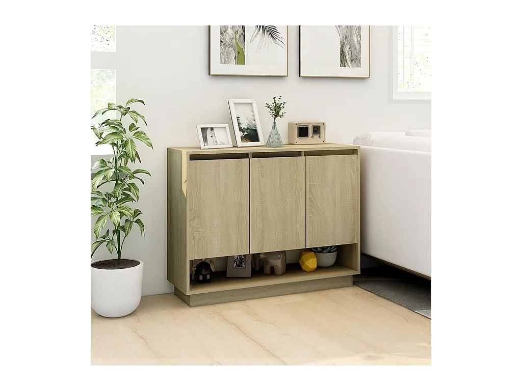Credenza | Buffet | Armadio Rovere Sonoma 97x31x75 cm in Truciolato