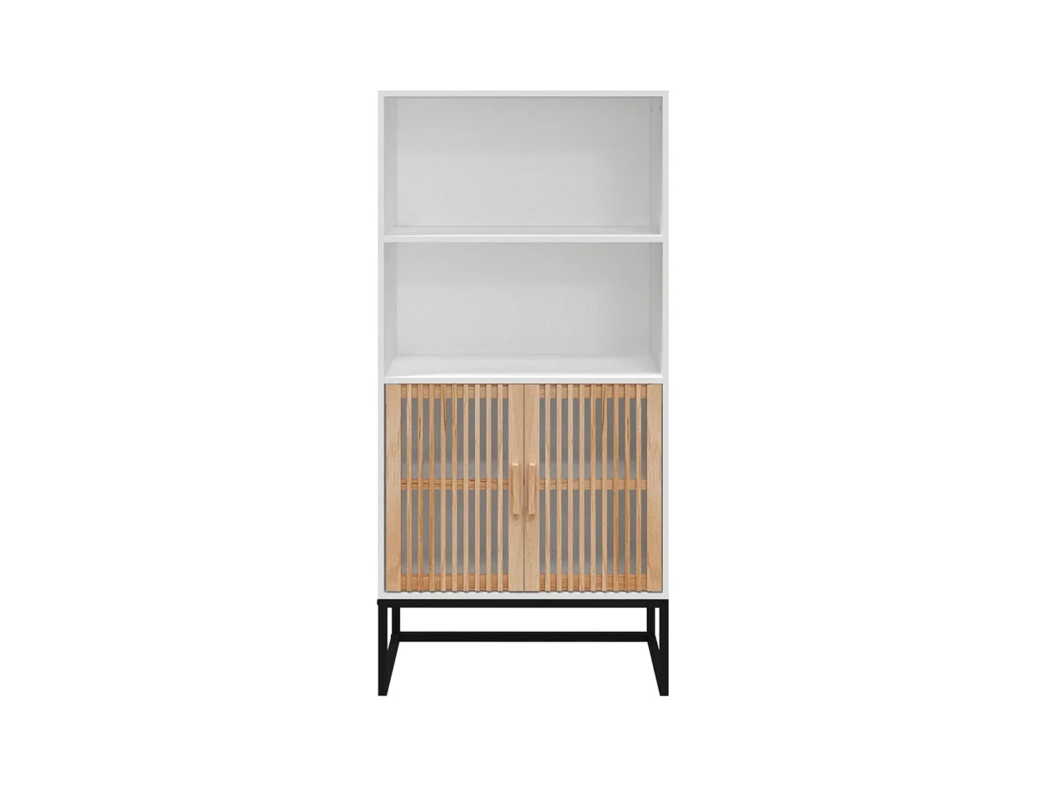 Buffet | Bahut | Meuble de rangement blanc 60x35x125 cm bois d'ingénierie