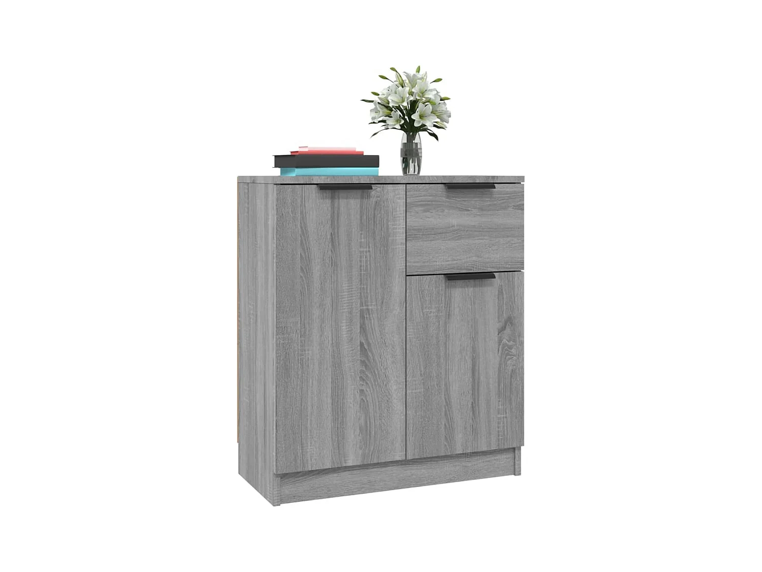 Buffets | Bahuts | Meuble de rangement 2 pcs Sonoma gris 60x30x70 cm Bois d'ingénierie