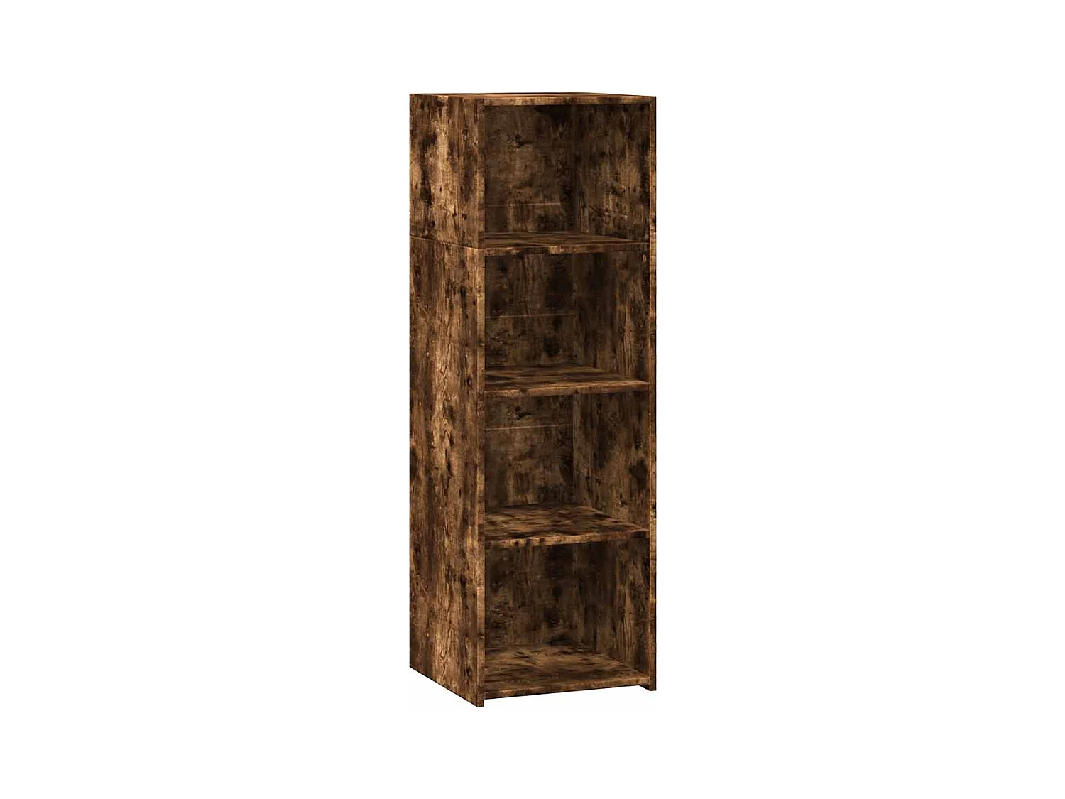 Buffet | Bahut | Meuble de rangement chêne fumé 40x41x124 cm bois d'ingénierie