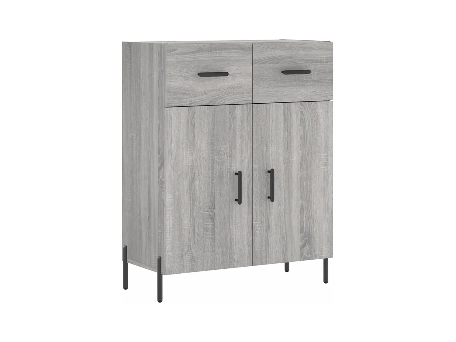 Buffet | Bahut | Meuble de rangement sonoma gris 69,5x34x90 cm bois d'ingénierie