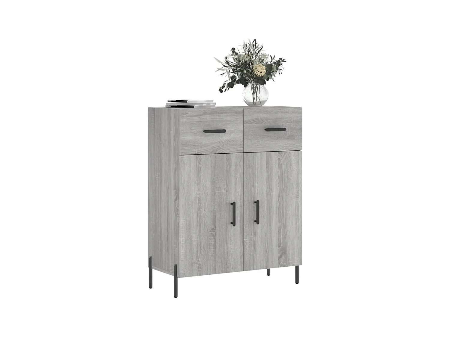 Buffet | Bahut | Meuble de rangement sonoma gris 69,5x34x90 cm bois d'ingénierie