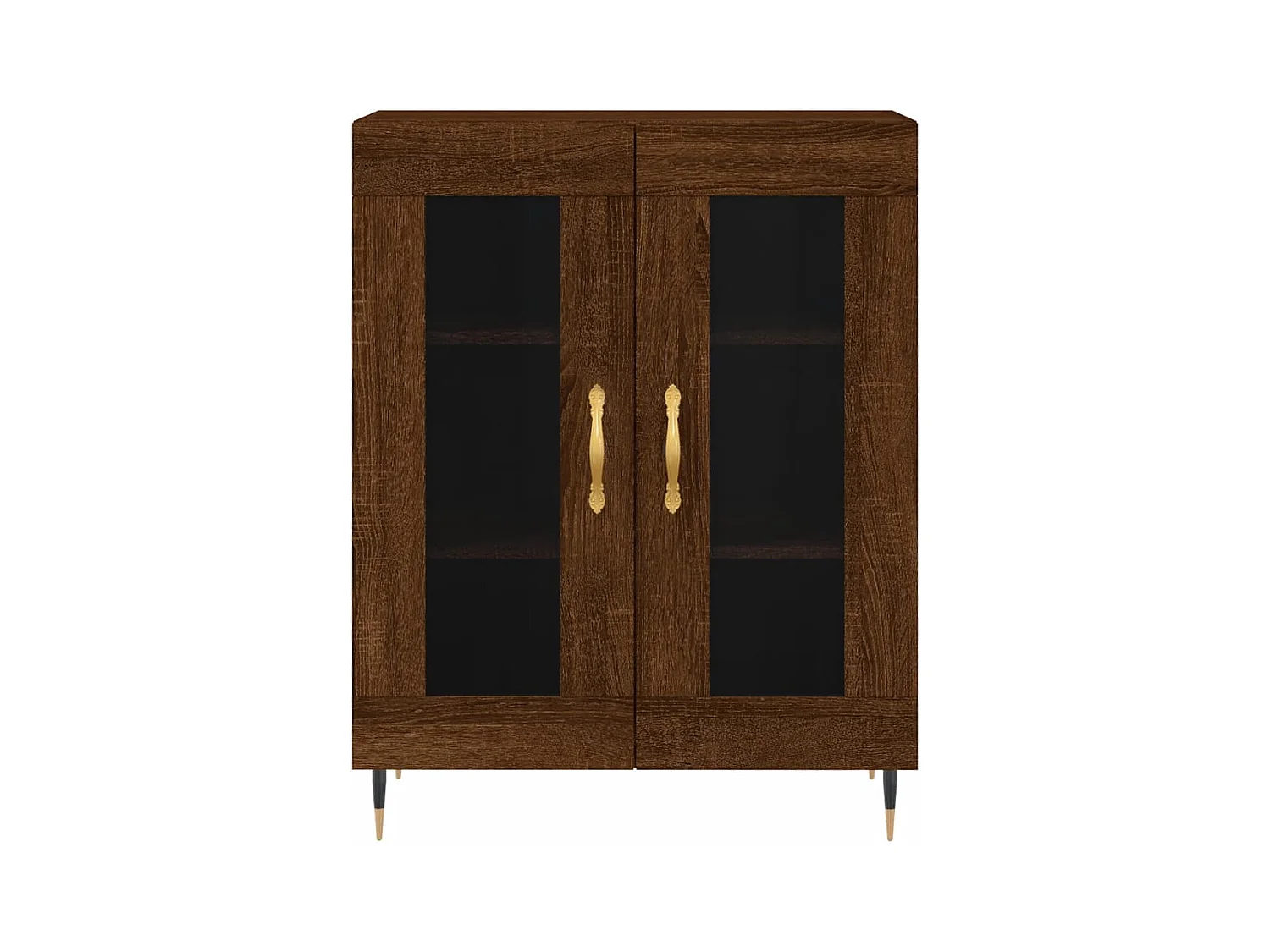 Buffet | Bahut | Meuble de rangement chêne marron 69,5x34x90 cm bois d'ingénierie