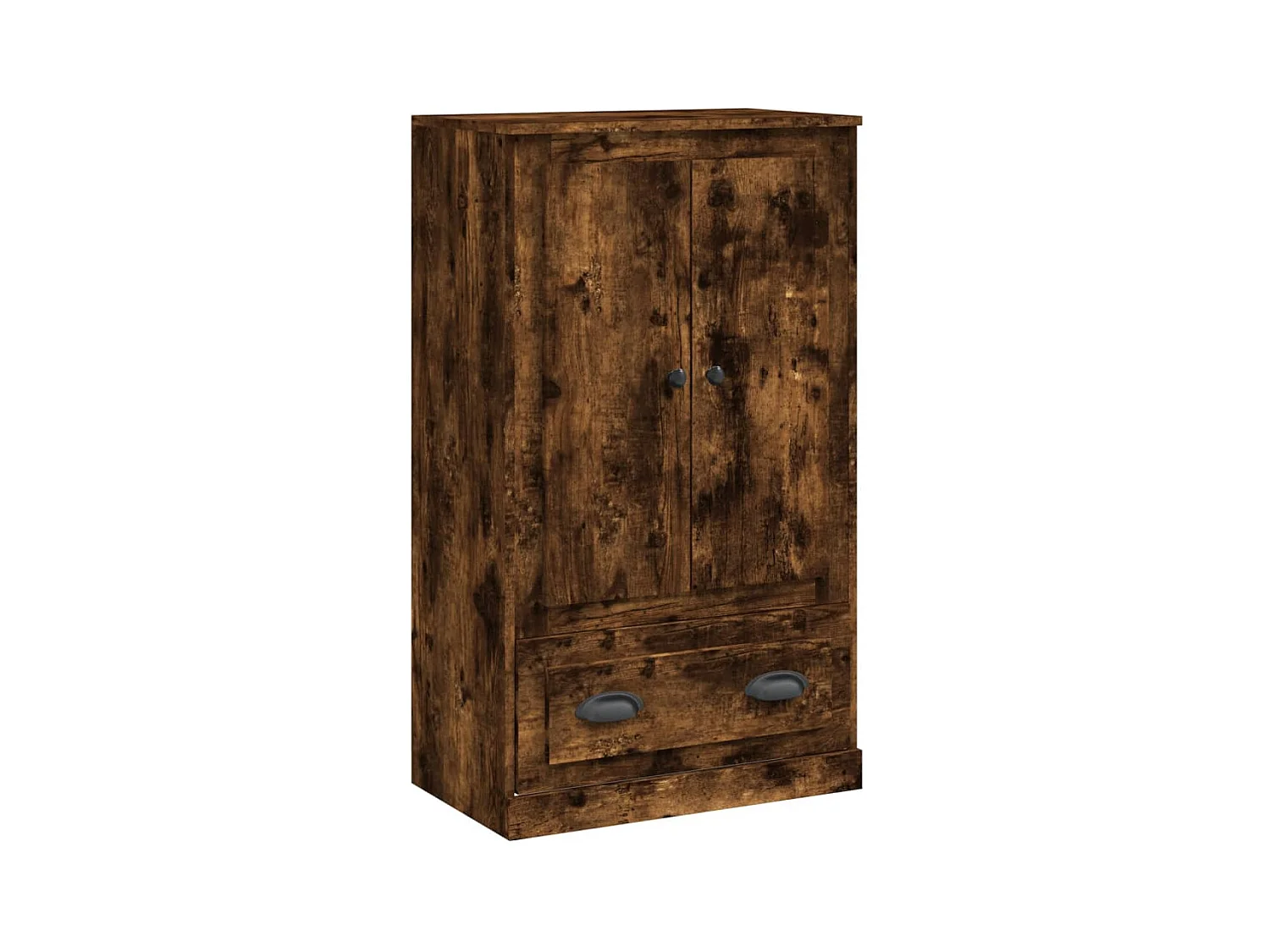 Credenza | Buffet | Armadio Rovere Fumo 60x35,5x103,5 cm in Legno Multistrato