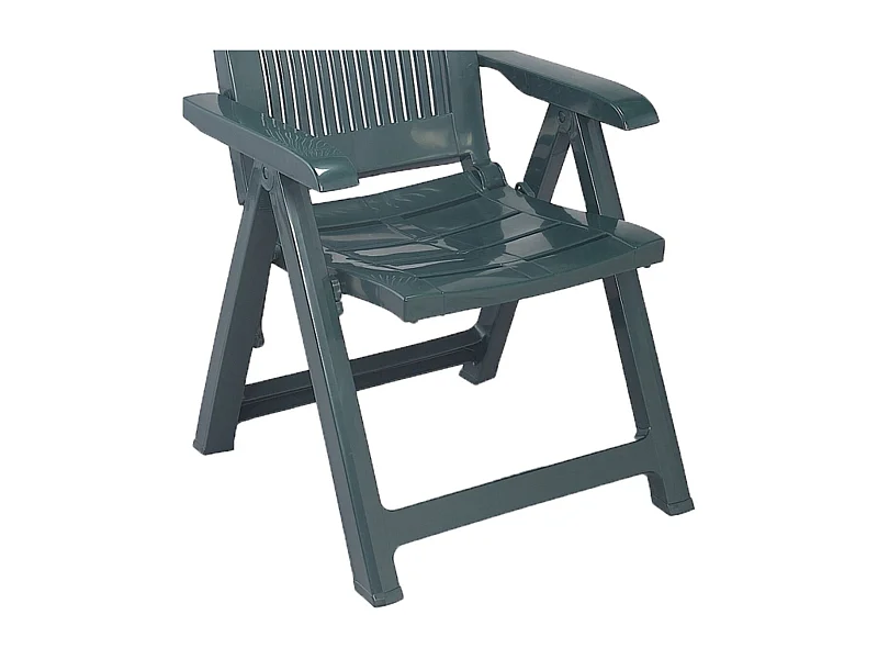 Pack de 2 sillas Tampa Progarden multiposición verde 109x61x60 cm