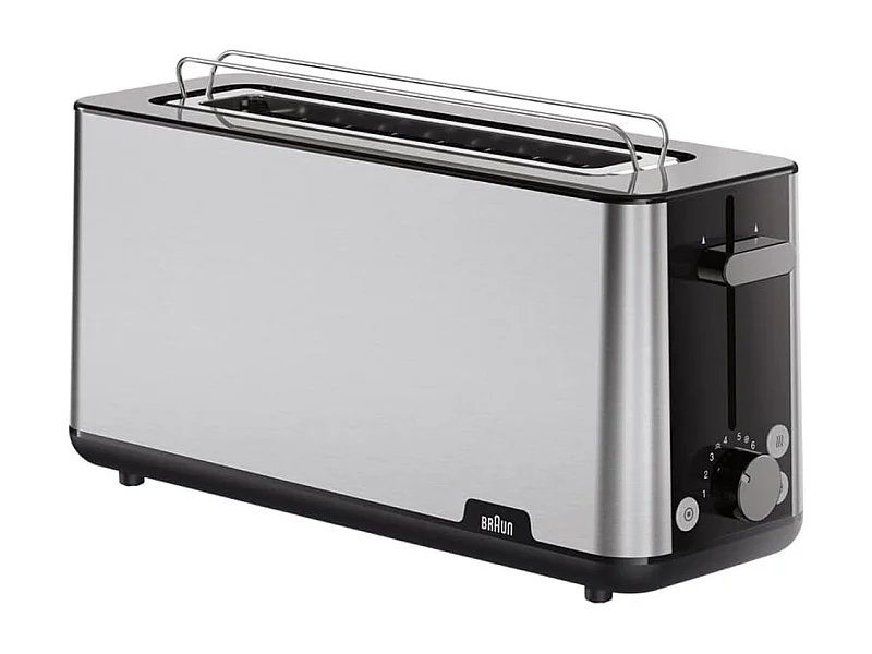 Tostador Braun HT1610BK 1030W ranura larga 8 niveles negro