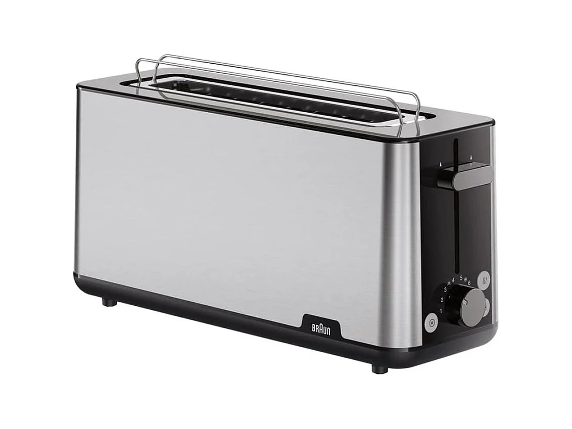 Tostador Braun HT1610BK 1030W ranura larga 8 niveles negro
