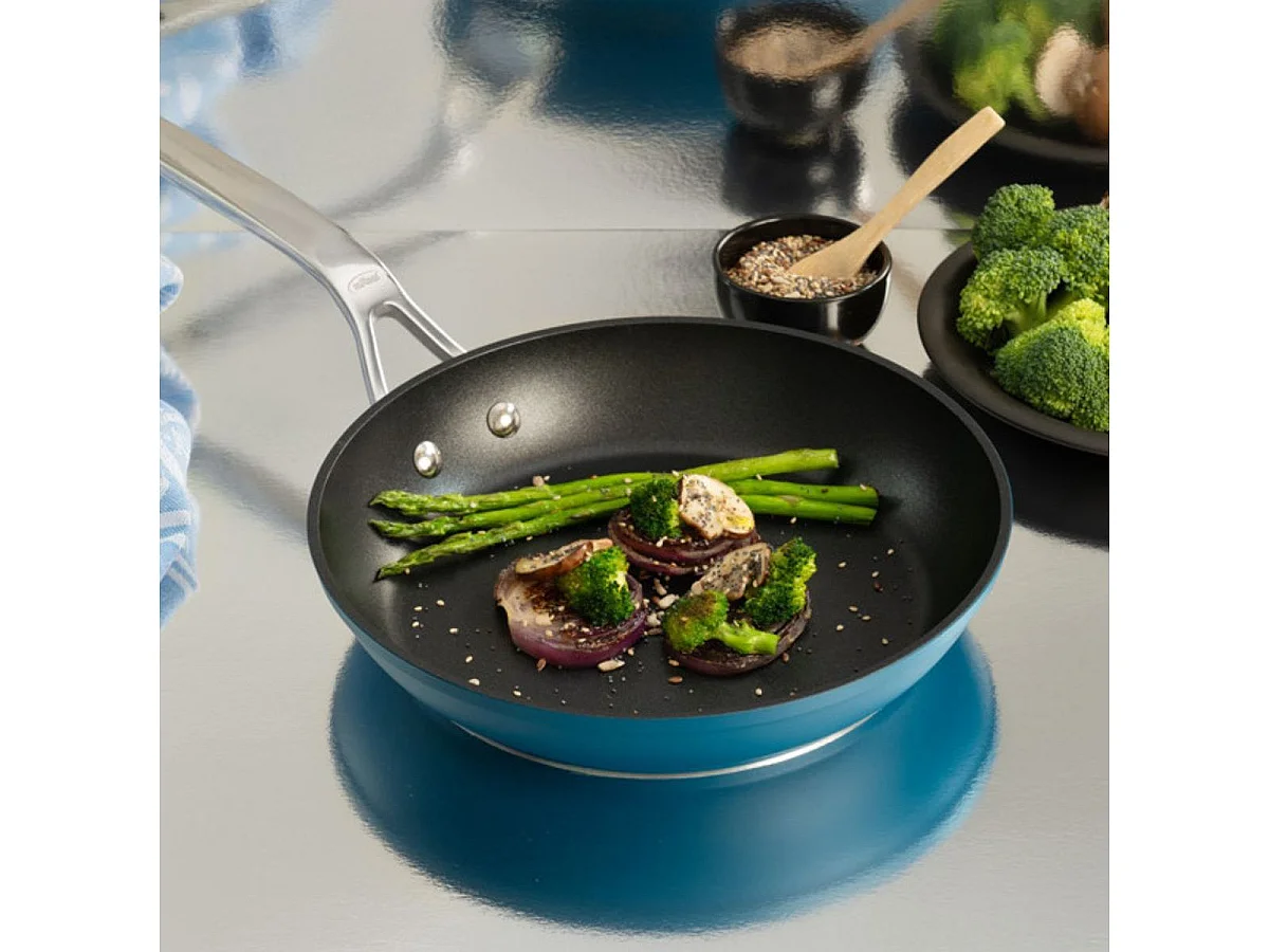 Sartén Inoxibar Aqua Line aluminio forjado azul Ø28 cm