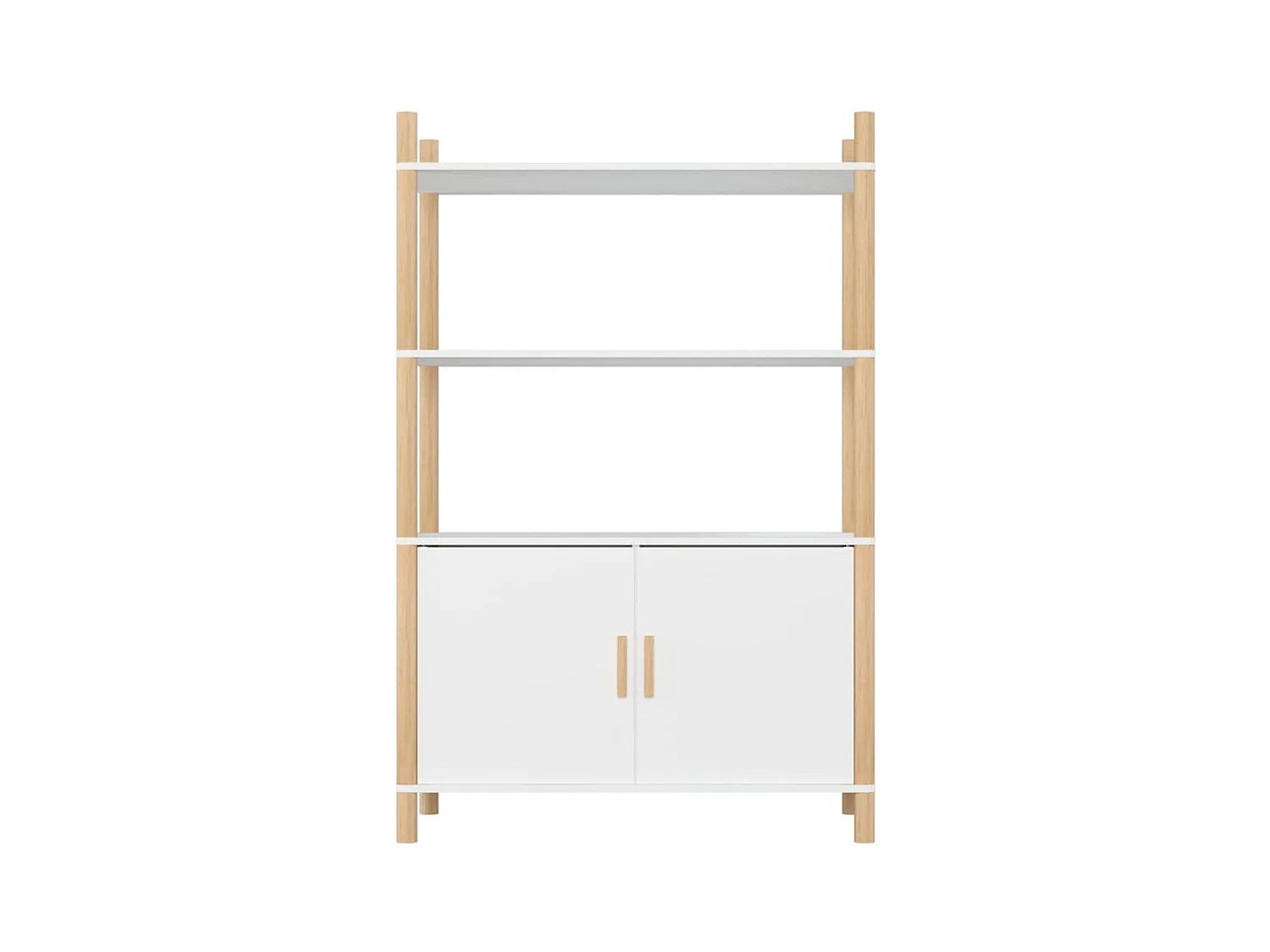 Buffet | Bahut | Meuble de rangement haut Blanc 80x40x121 cm Bois d'ingénierie