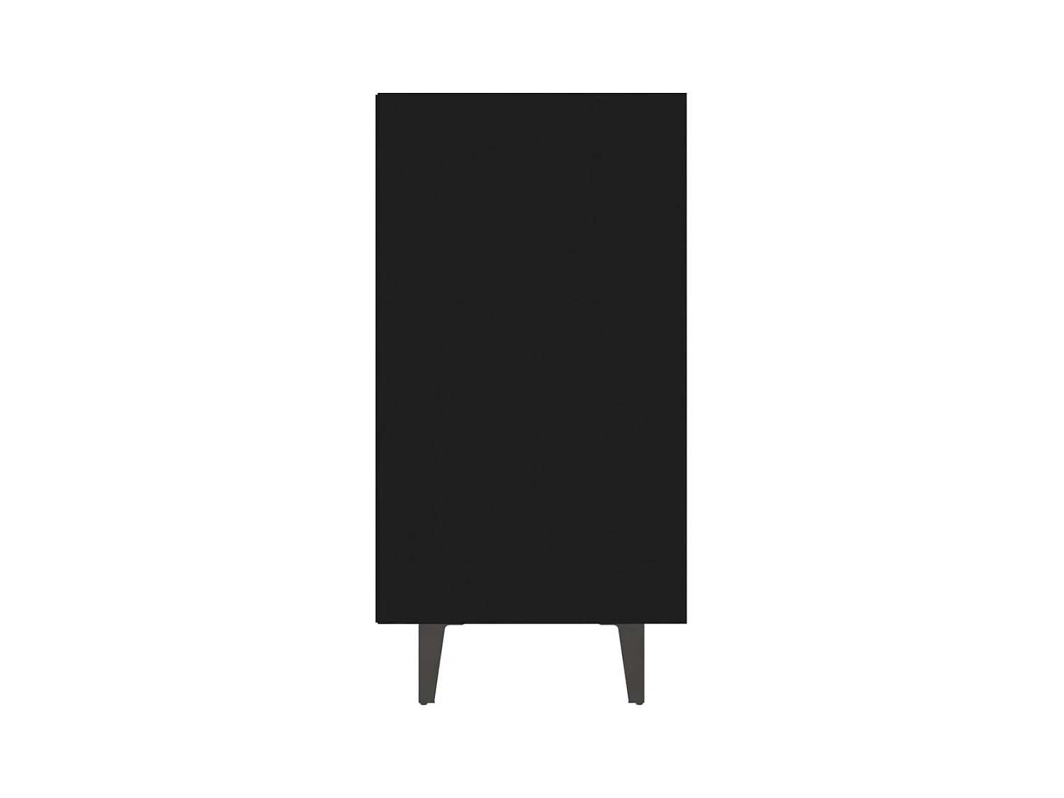 Credenza | Buffet | Armadio Nera 103,5x35x70 cm in Legno Multistrato