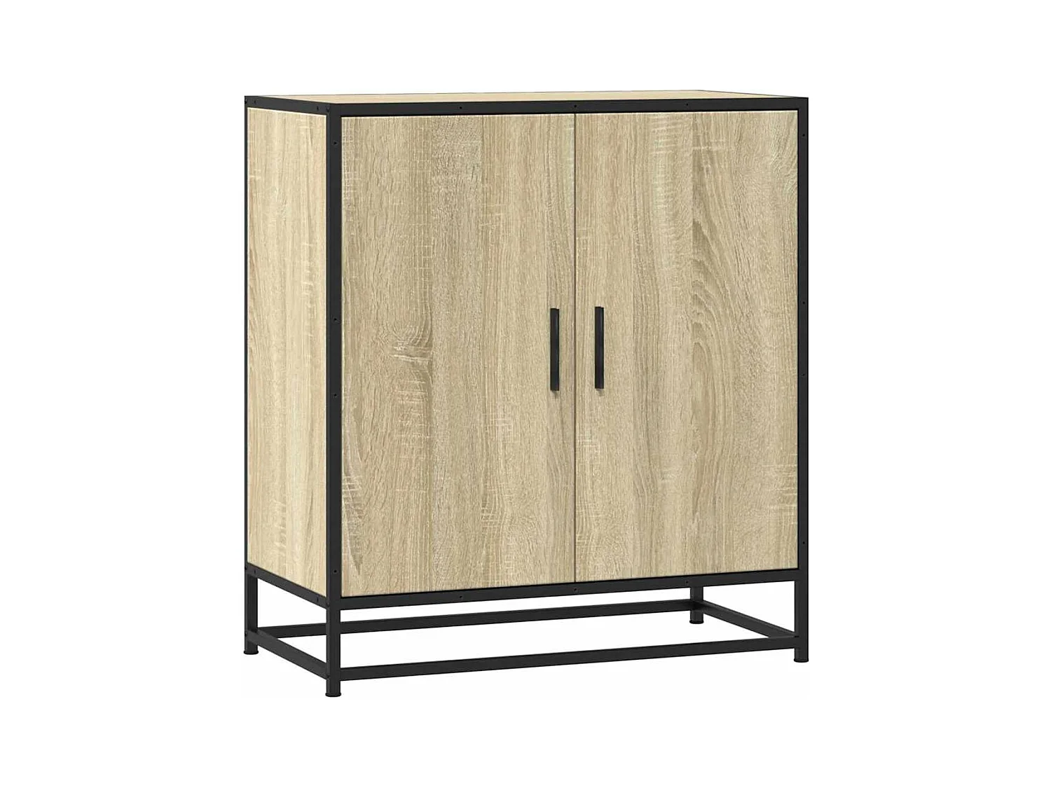 Buffet | Bahut | Meuble de rangement chêne sonoma 68x35x76 cm bois d'ingénierie et métal
