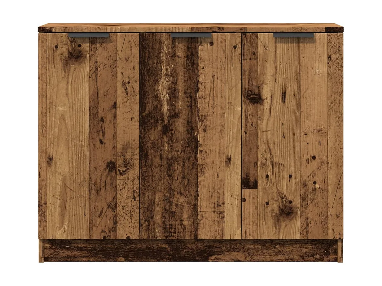 Buffet | Bahut | Meuble de rangement vieux bois 90,5x30x70 cm bois d'ingénierie