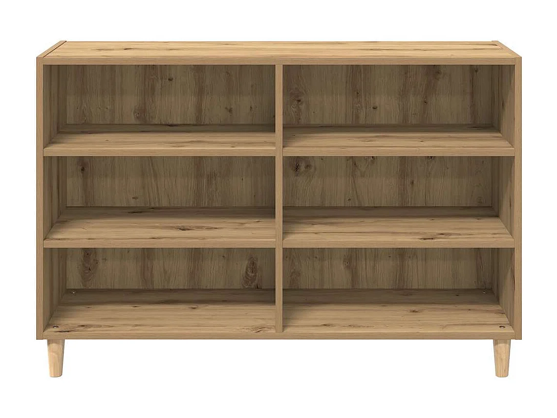 Buffet | Bahut | Meuble de rangement chêne artisanal 103,5x35x70 cm bois d'ingénierie