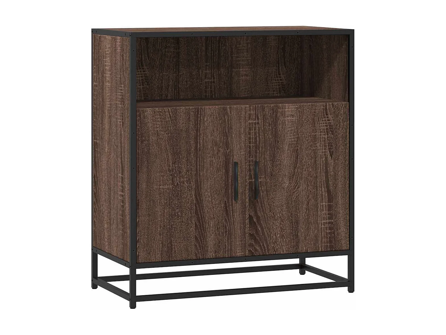 Buffet | Bahut | Meuble de rangement chêne marron 68x35x76 cm bois d'ingénierie