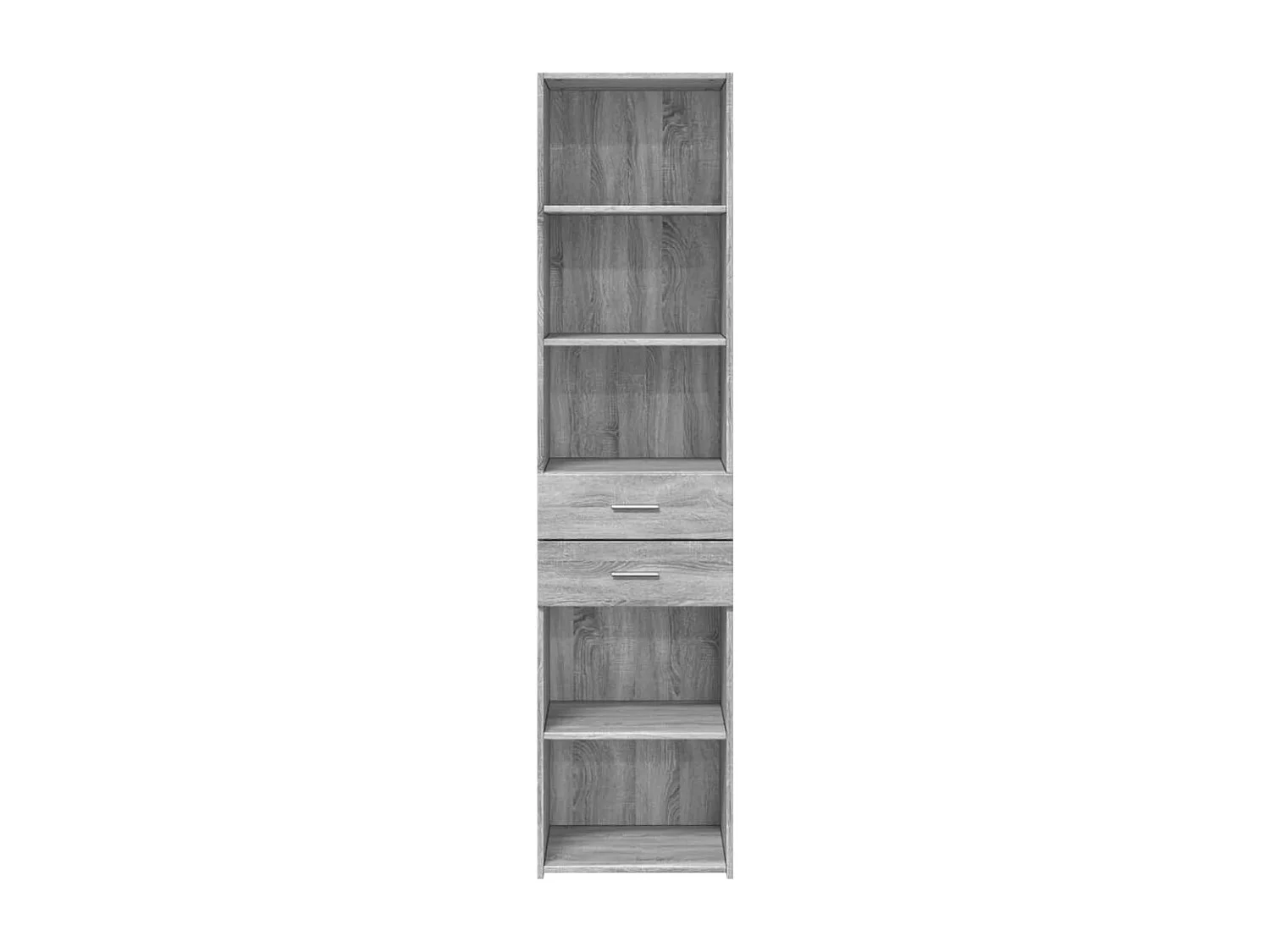 Buffet | Bahut | Meuble de rangement haut sonoma gris 45x42,5x185 cm bois d'ingénierie