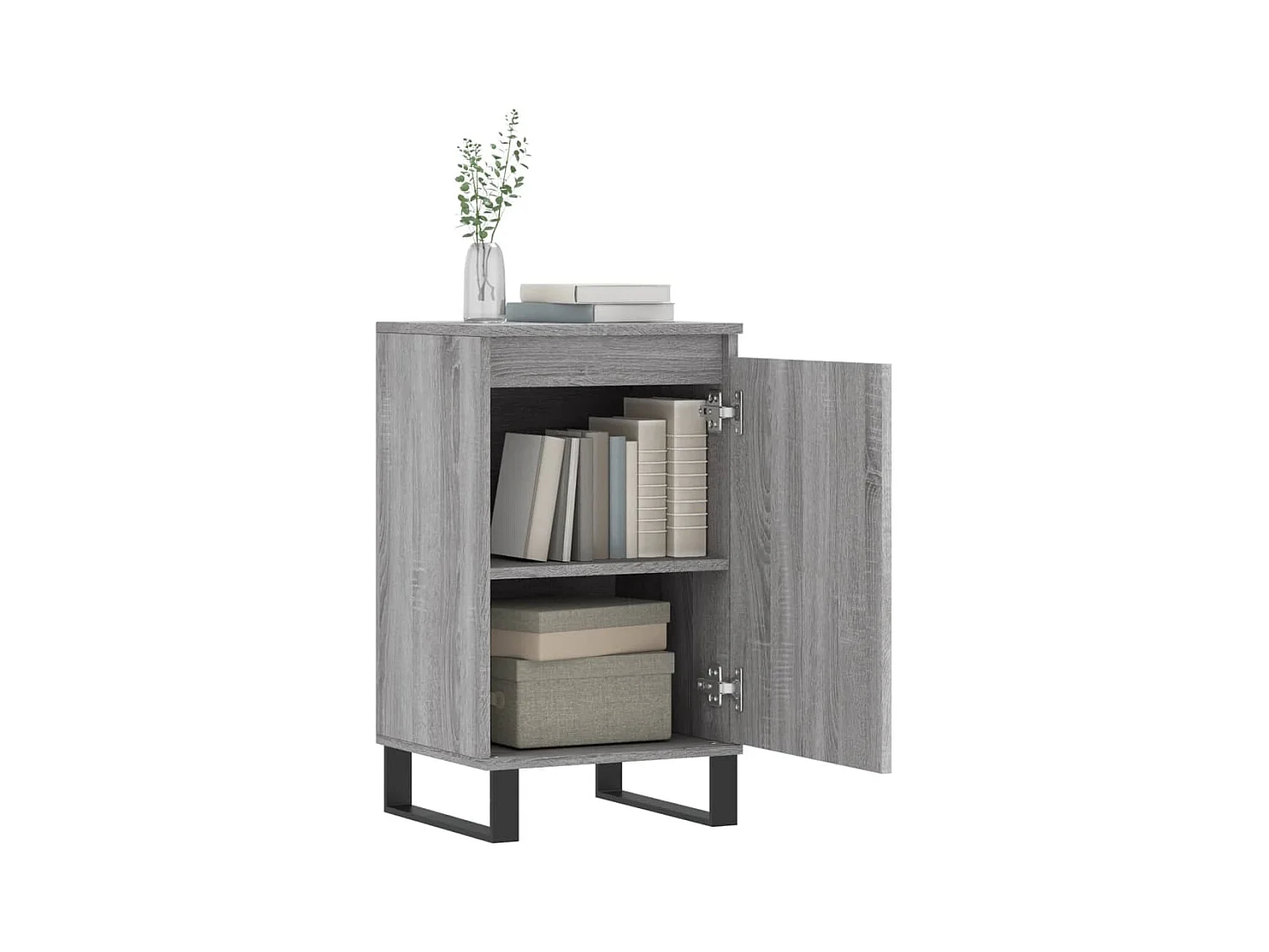 Credenza | Buffet | Armadio Grigio Sonoma 40x35x70 cm in Legno Multistrato