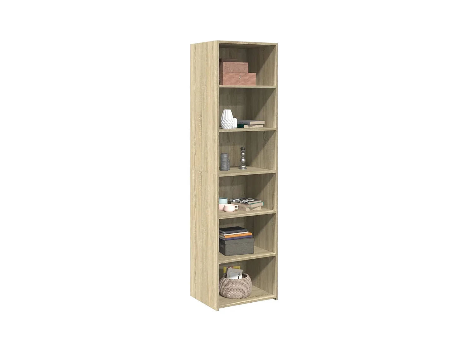 Buffet | Bahut | Meuble de rangement haut chêne sonoma 50x41x185 cm bois d'ingénierie