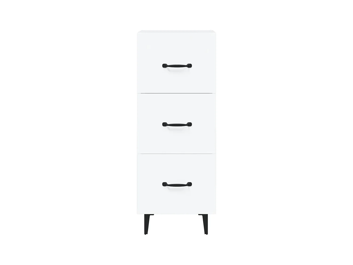 Buffet | Bahut | Meuble de rangement blanc 34,5x34x90 cm bois d'ingénierie