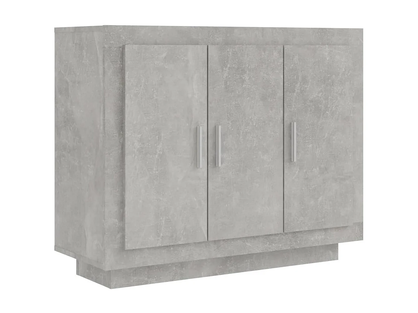 Buffet | Bahut | Meuble de rangement Gris béton 92x35x75 cm Bois d'ingénierie