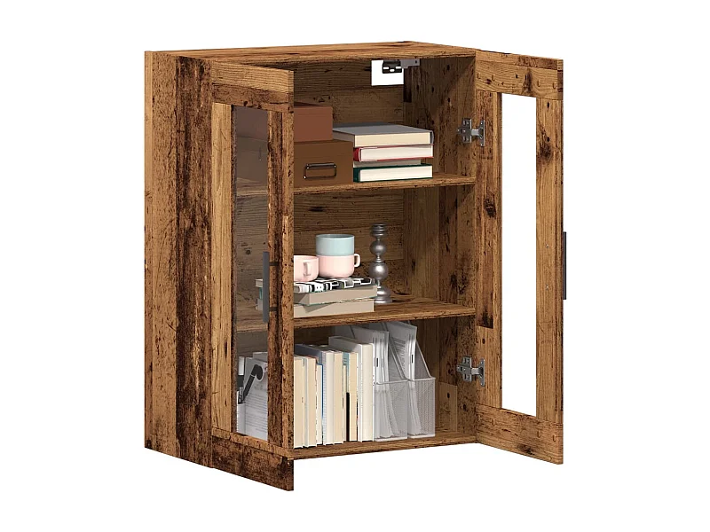 Buffet | Bahut | Meuble de rangement vieux bois 69,5x34x90 cm bois d'ingénierie