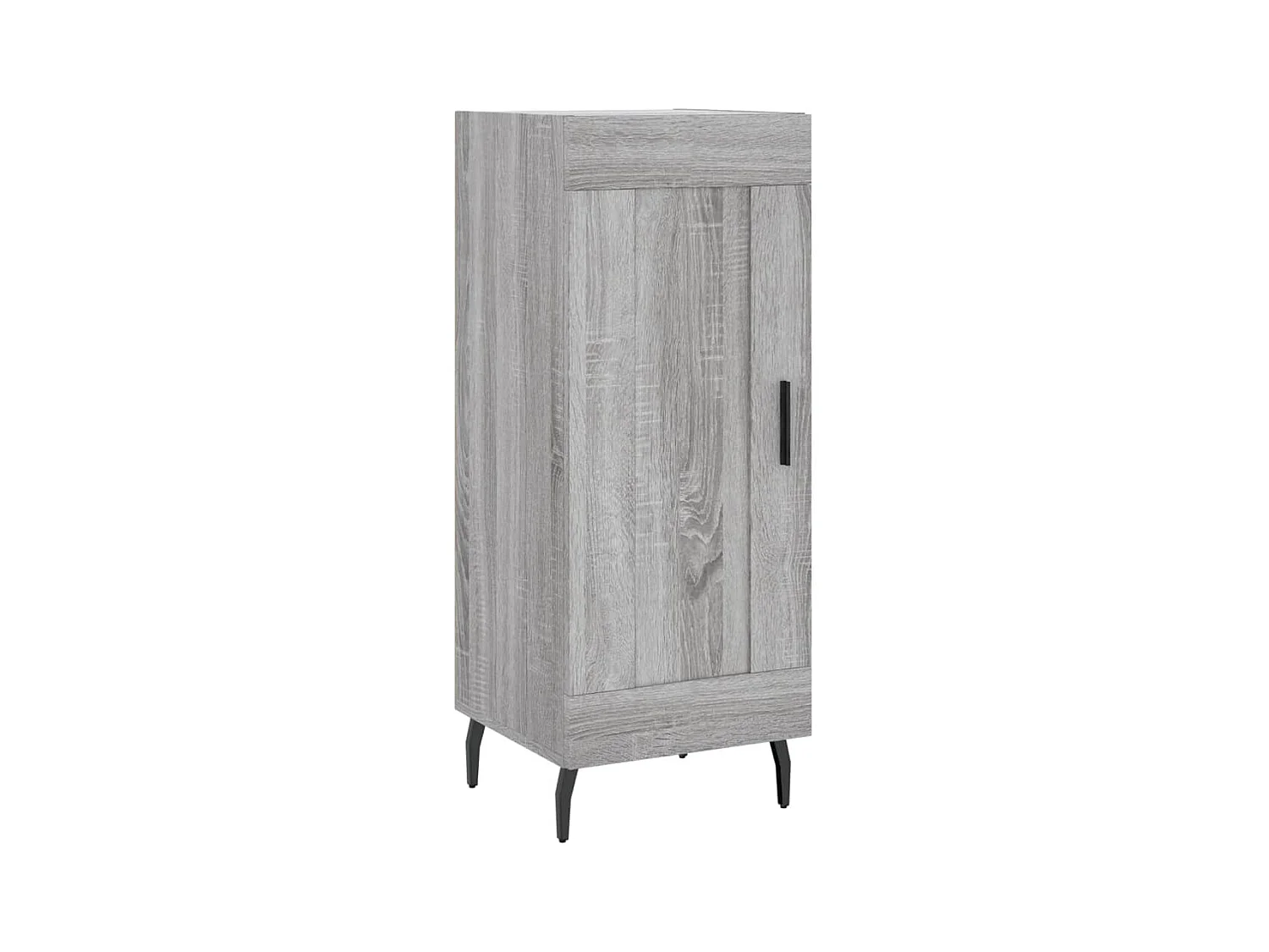 Buffet | Bahut | Meuble de rangement haut Sonoma gris 34,5x34x180 cm Bois d'ingénierie