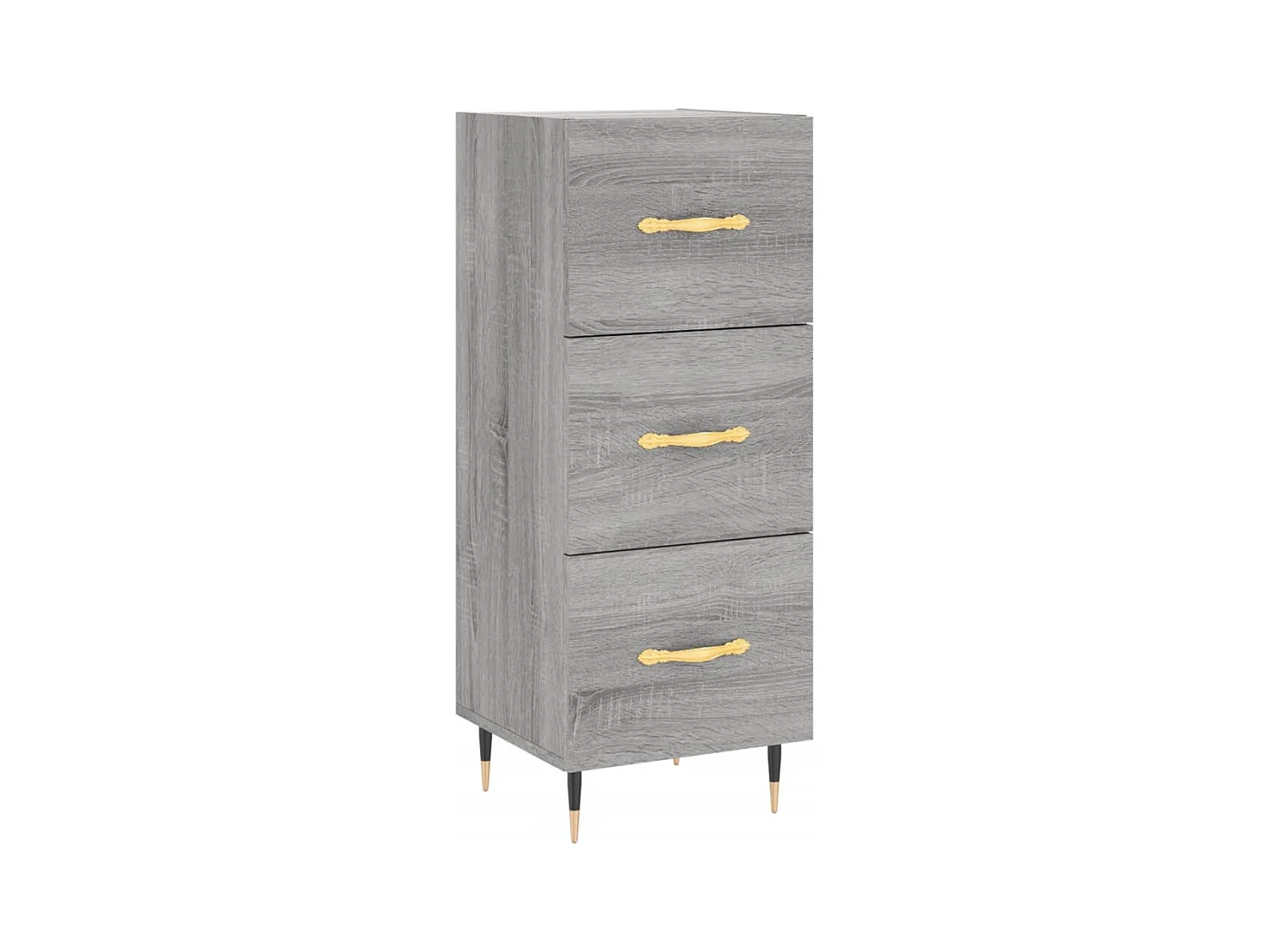 Buffet | Bahut | Meuble de rangement Sonoma gris 34,5x34x90 cm Bois d'ingénierie