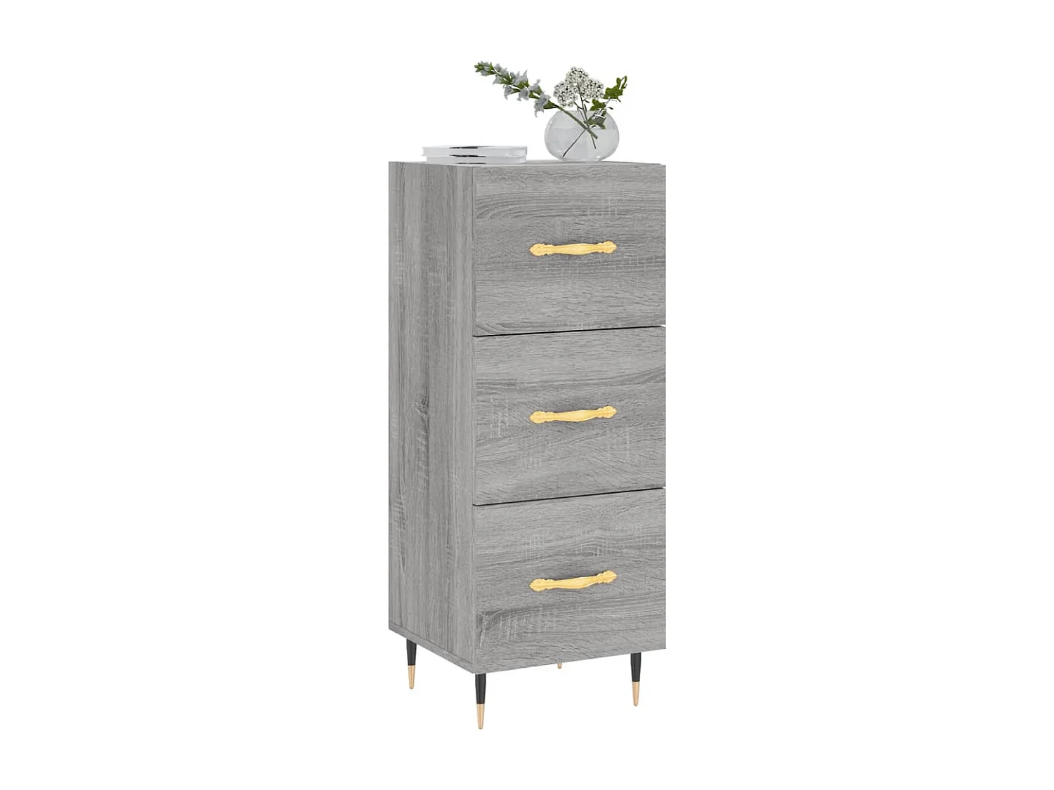 Credenza | Buffet | Armadio Grigio Sonoma 34,5x34x90 cm in Legno Multistrato