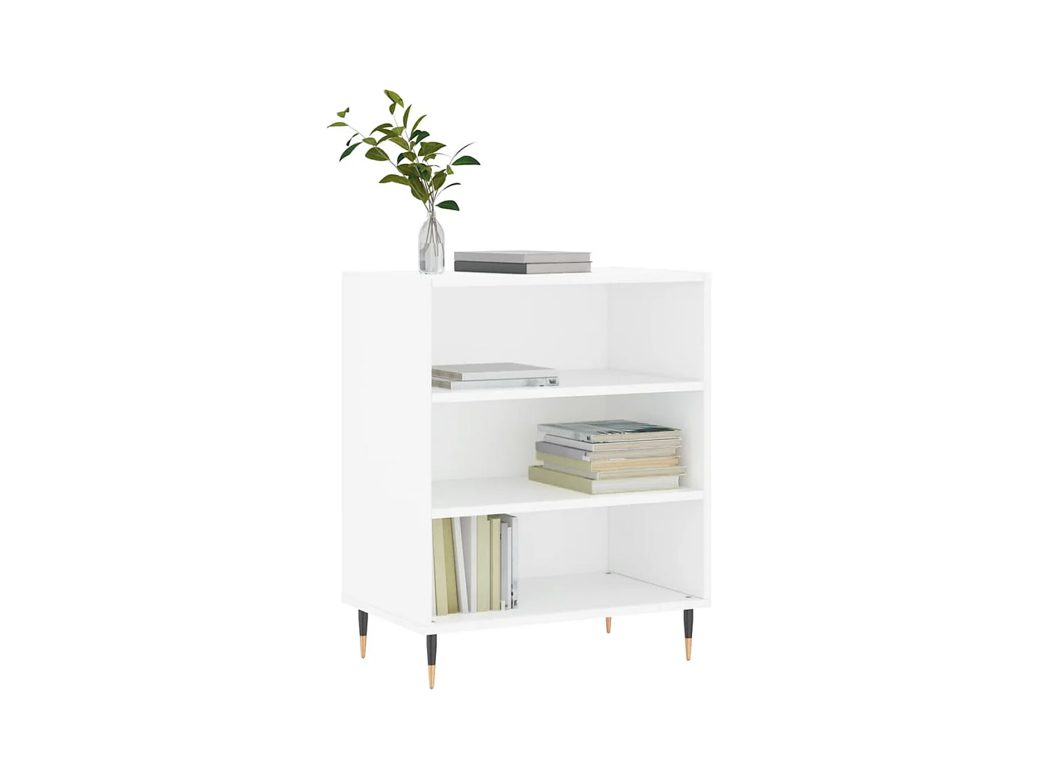 Buffet | Bahut | Meuble de rangement blanc 57x35x70 cm bois d’ingénierie
