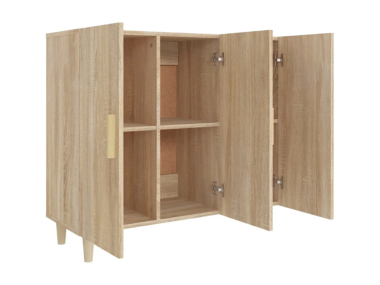 Buffet | Bahut | Meuble de rangement chêne sonoma 90x34x80 cm bois d'ingénierie