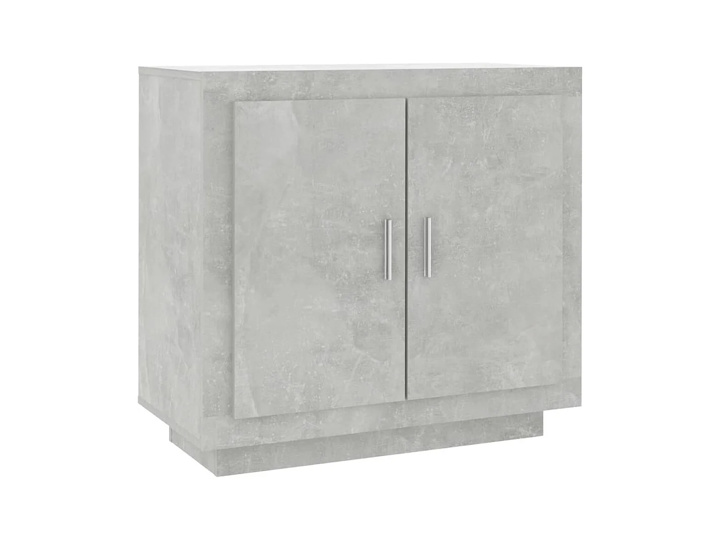 Buffet | Bahut | Meuble de rangement Gris béton 80x40x75 cm Bois d'ingénierie