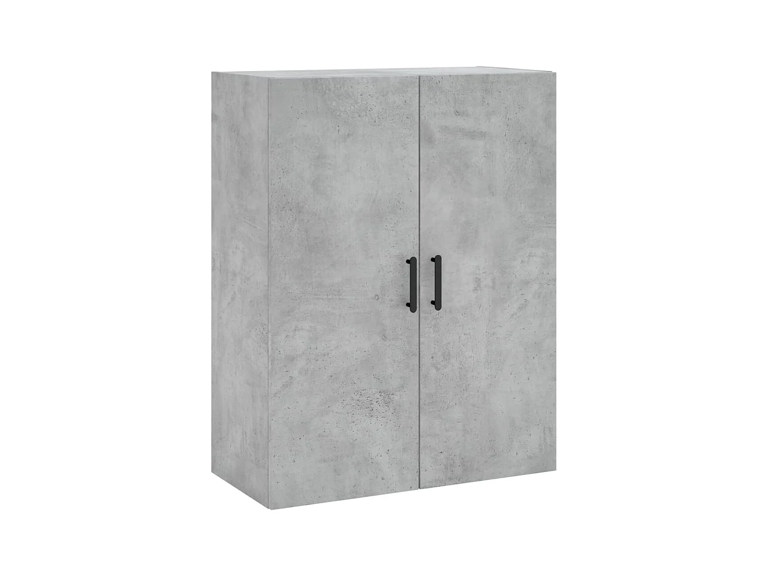 Buffet | Bahut | Meuble de rangement haut Gris béton 69,5x34x180 cm Bois d'ingénierie