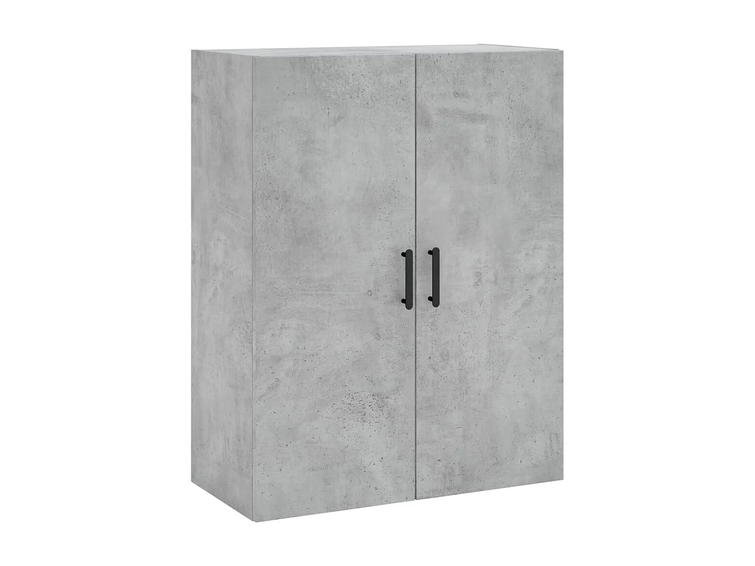 Credenza | Buffet | Armadio Grigio Cemento 69,5x34x180 cm in Legno Multistrato