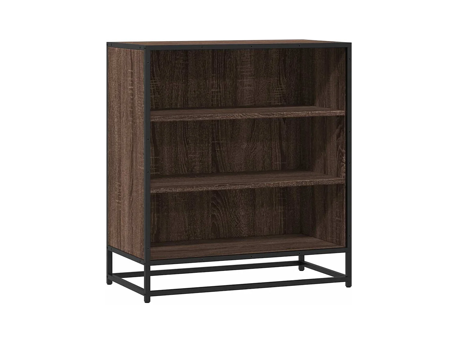 Buffet | Bahut | Meuble de rangement chêne marron 68x35x76 cm bois d'ingénierie et métal