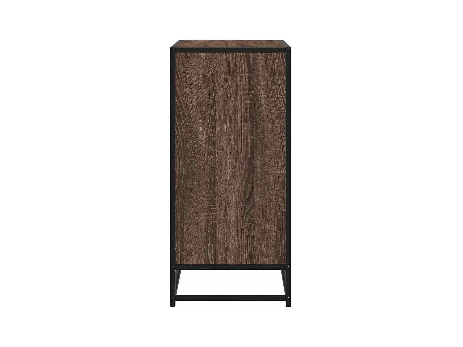 Buffet | Bahut | Meuble de rangement chêne marron 68x35x76 cm bois d'ingénierie et métal