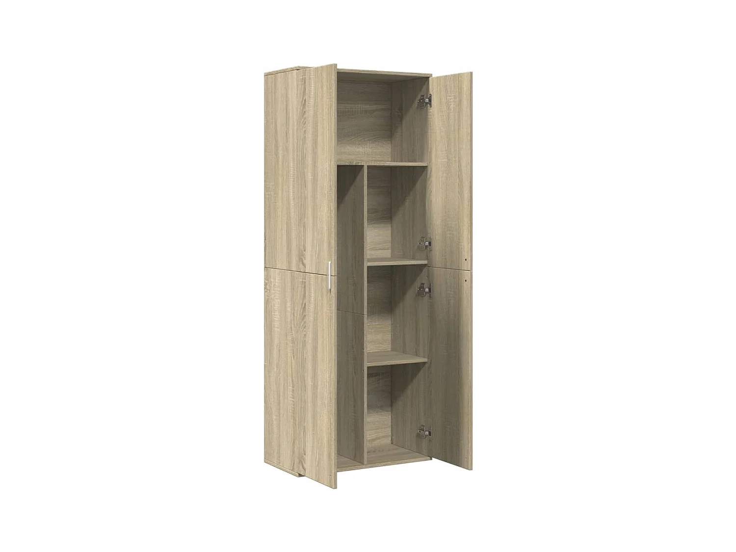 Buffet | Bahut | Meuble de rangement haut chêne sonoma 70x35x180 cm bois d'ingénierie